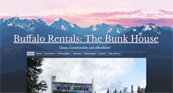 Desktop Screenshot of buffalorentalsthebunkhouse.com