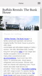 Mobile Screenshot of buffalorentalsthebunkhouse.com